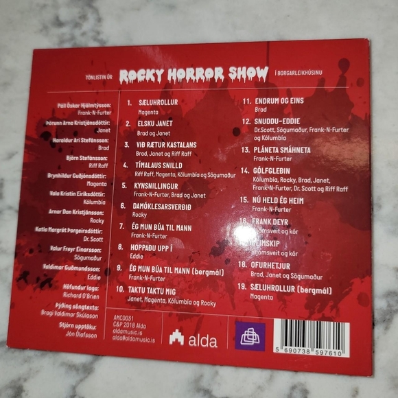 Richard O'Brian's Rocky Horror Show CD (From Iceland!) - Picture 3 of 4